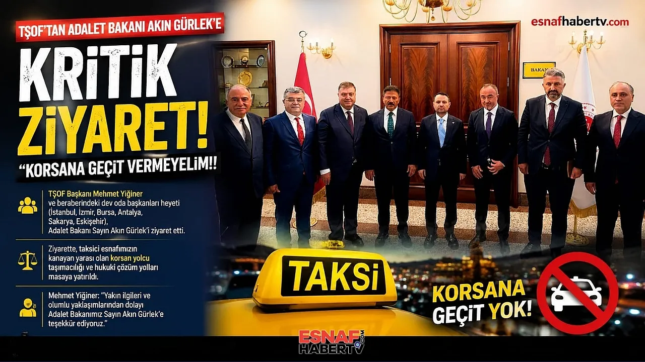 Şoför Esnafından Gürlek’e Ziyaret: ‘Korsan Taşımacılığa Geçit Vermeyelim’